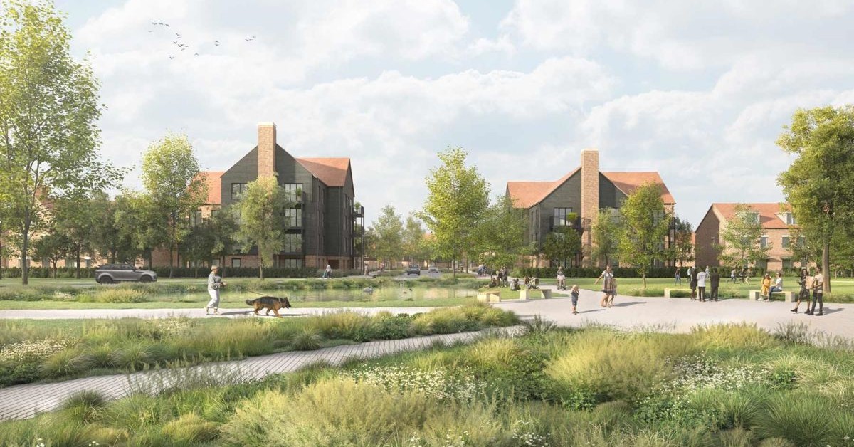 Taylor Wimpey release images of progress at Wisley Airfield