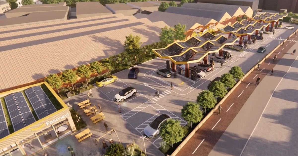 Fastned and Places for London plan London’s largest ultra rapid EV charging centre