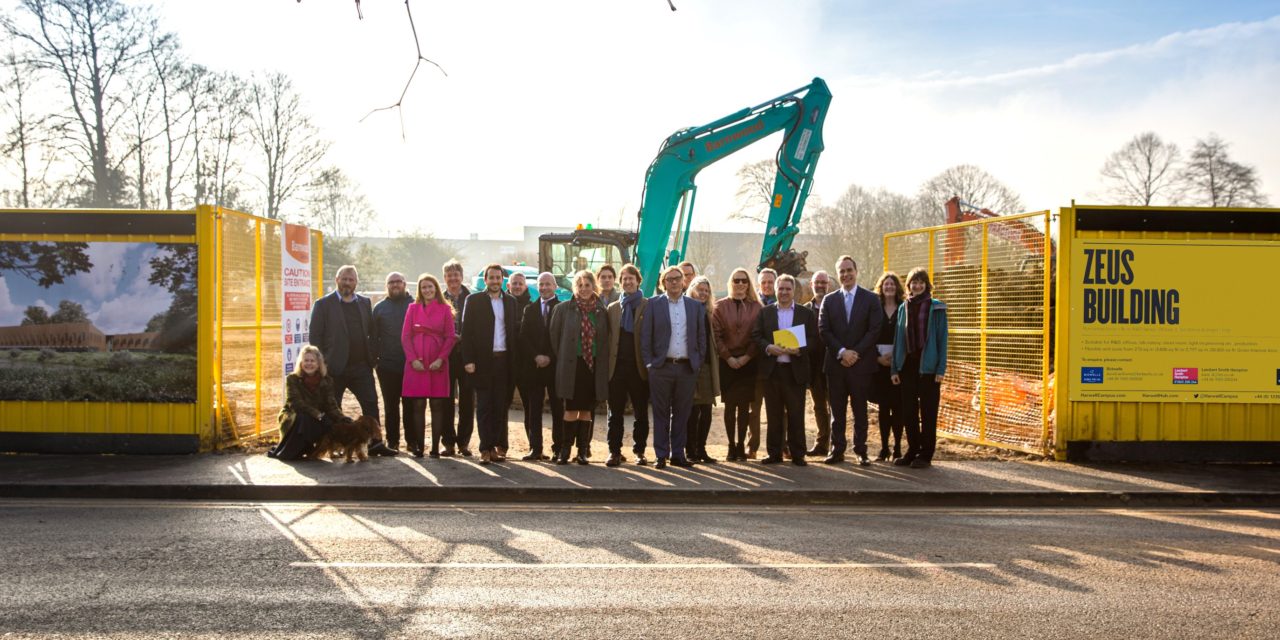 Groundbreaking marks start of latest R&D space at Harwell
