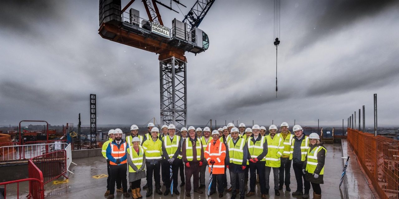 Slough scheme tops out eight weeks early