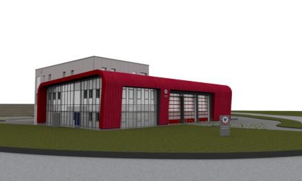 Police, fire and ambulance station for Theale