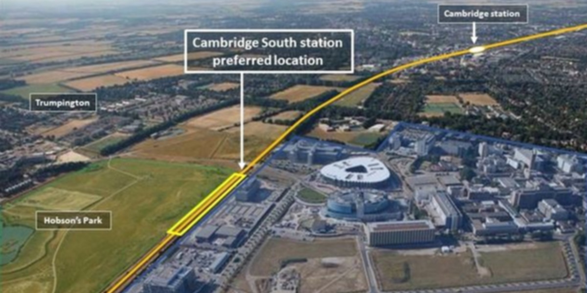Cambridge South station railway gets the green light
