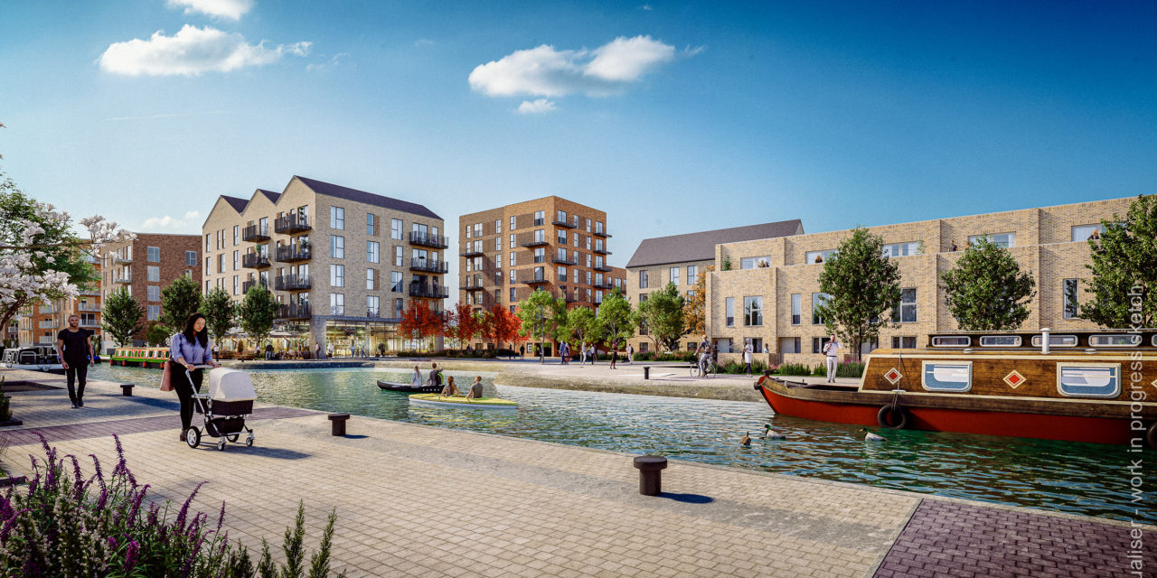 312-home scheme submitted at Grand Union Canal at Slough