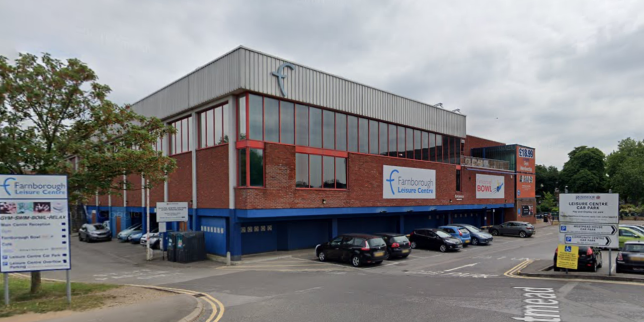 Leisure centre plan for Farnborough