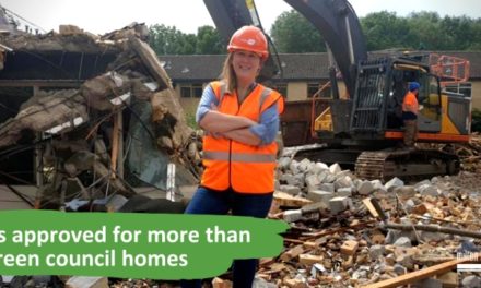 66 green homes bring colour to Milton Keynes