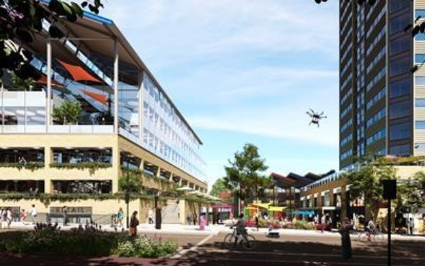 First Base and Patron Capital submit plans for 185,000 of mixed use in MK