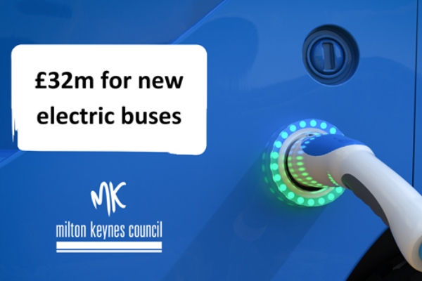 £32 million granted for electric buses in Milton Keynes