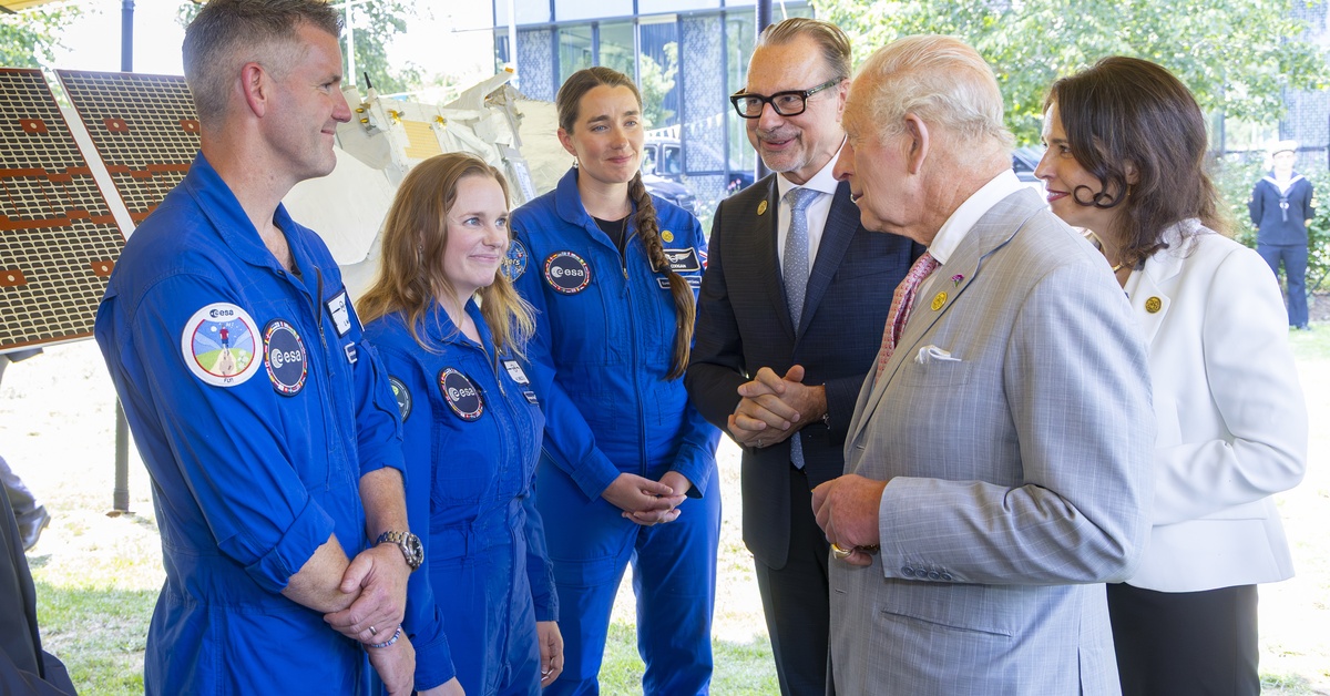 The King opens UK Space & Defence Gateway at Harwell