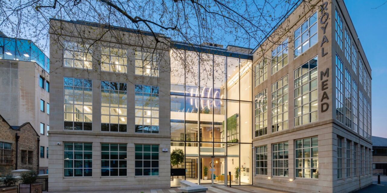 Bath office refurbishment fully let with record rent