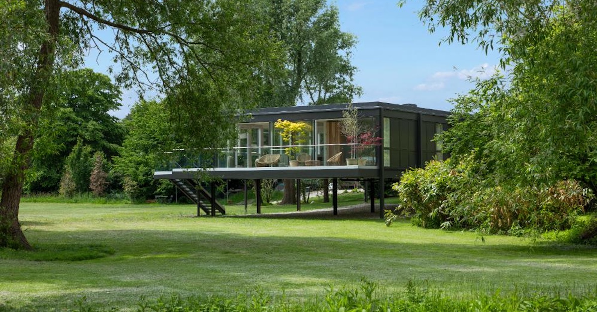 Gallery: stunning, listed 1960s riverside home for sale for £1.9m