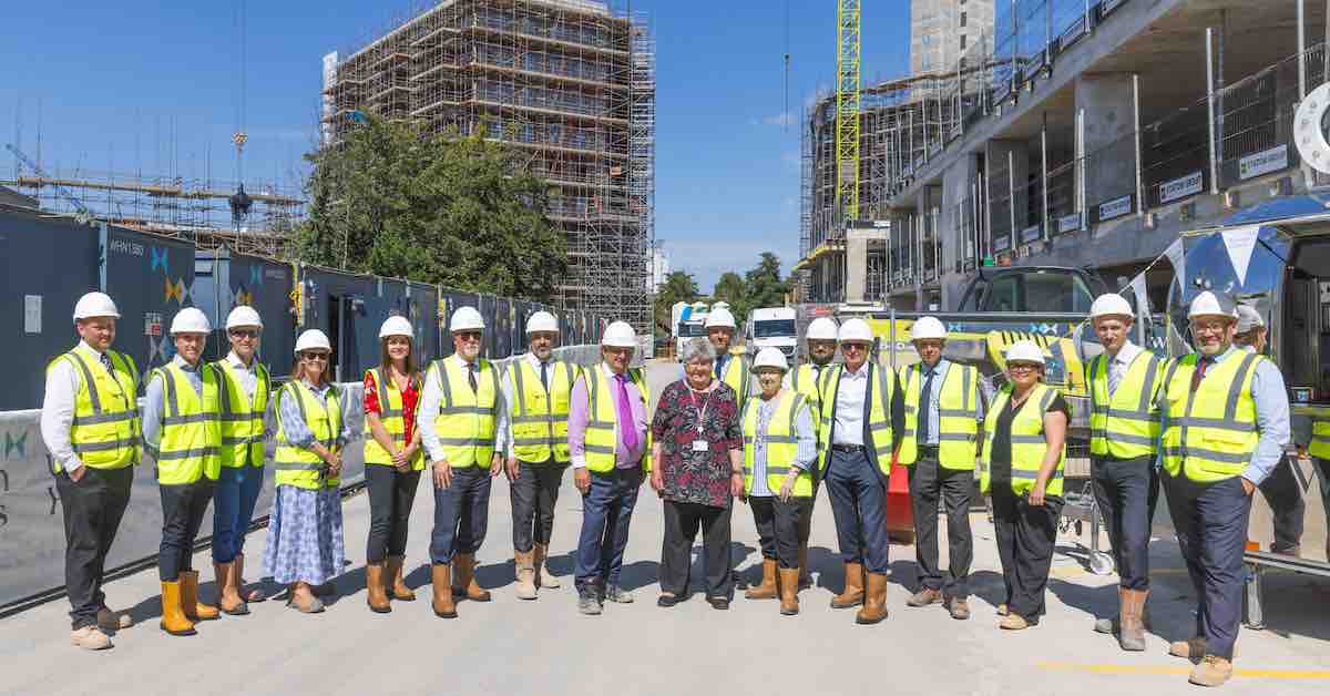 Topping out at 349-home Bracknell Beeches