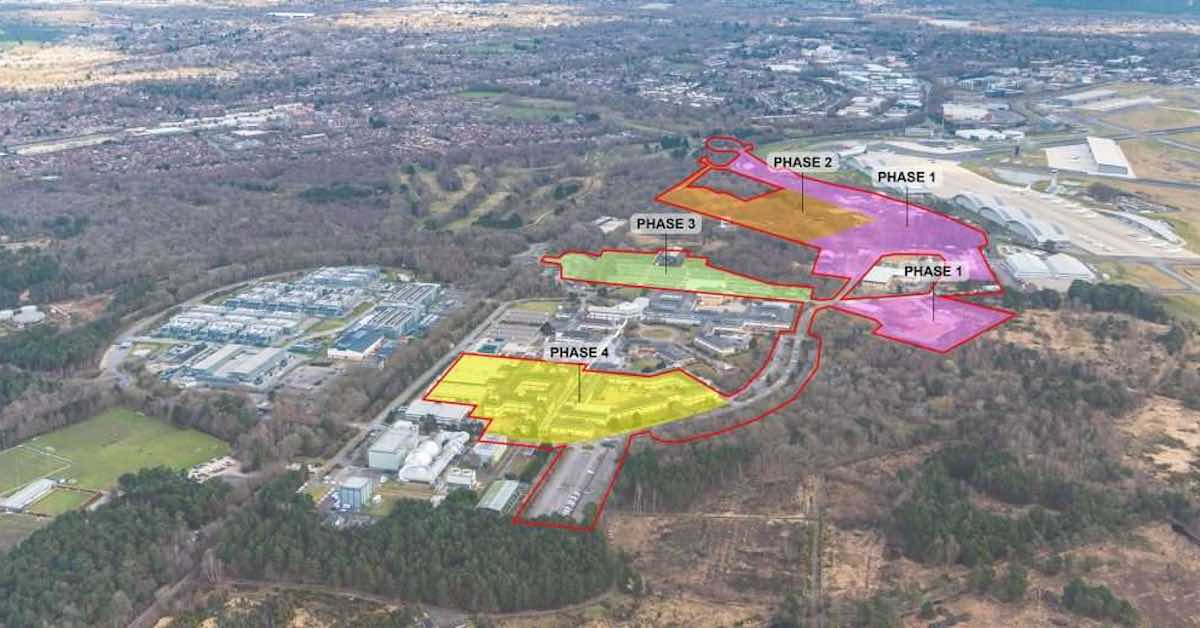 Plans submitted for £1bn redevelopment of Cody Technology Park