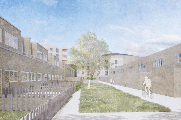 Sustainable new council homes proposed for former garage site on East Road