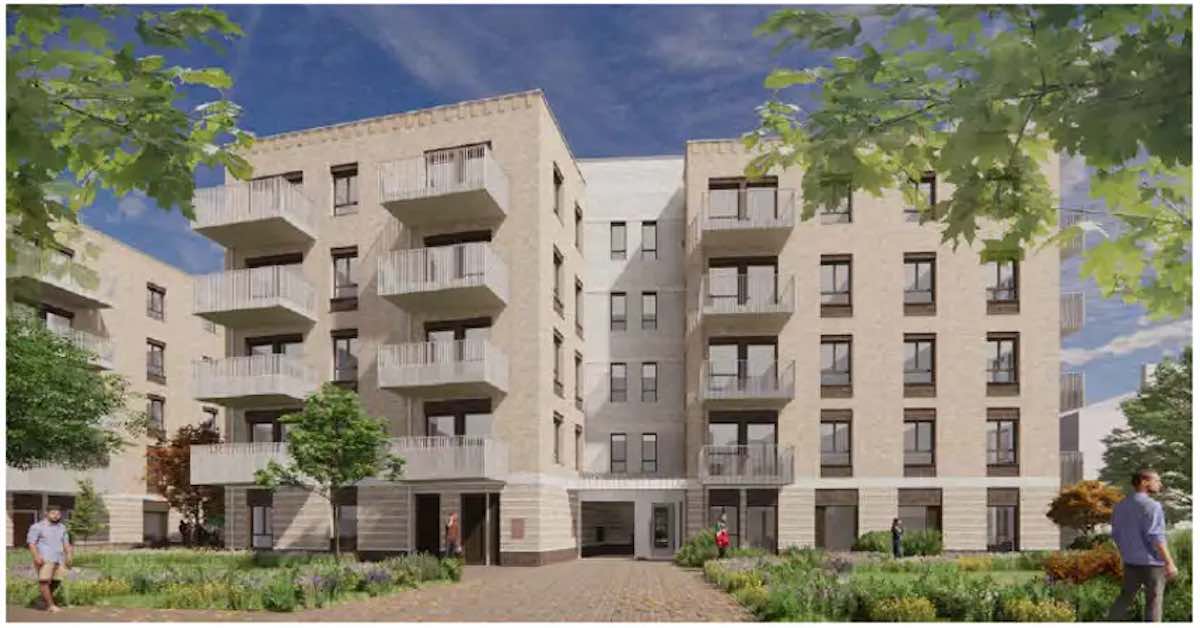 Plans to replace dated homes with 165 new units