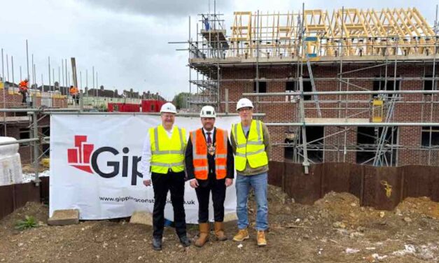 Topping out reached at council homes scheme