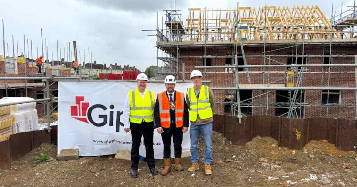 Topping out reached at council homes scheme