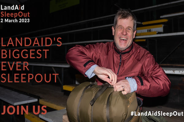 LandAid launches annual SleepOut fundraiser