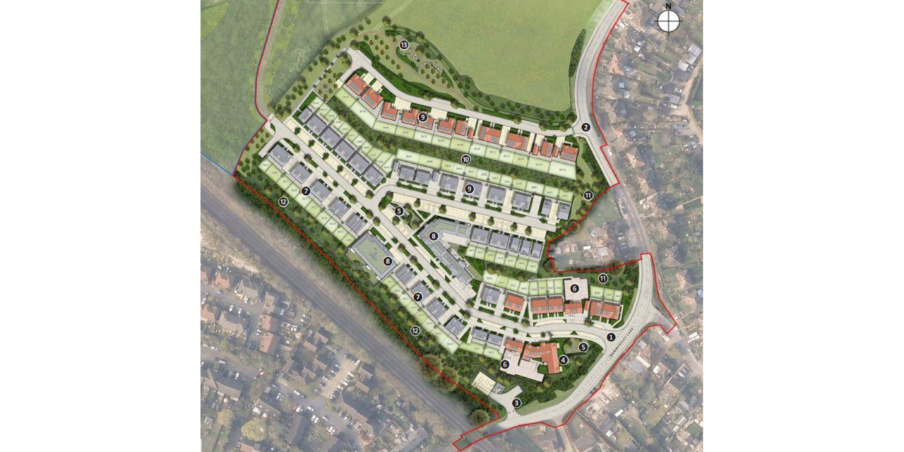 New 604-home scheme submitted for Gomm Valley