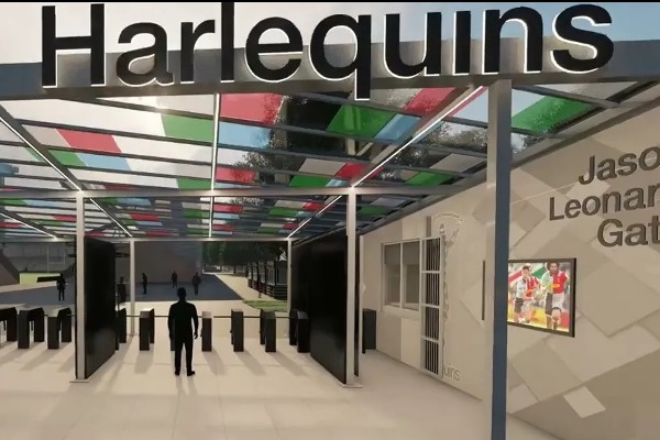 Harlequins unveils new stadium plans to fans