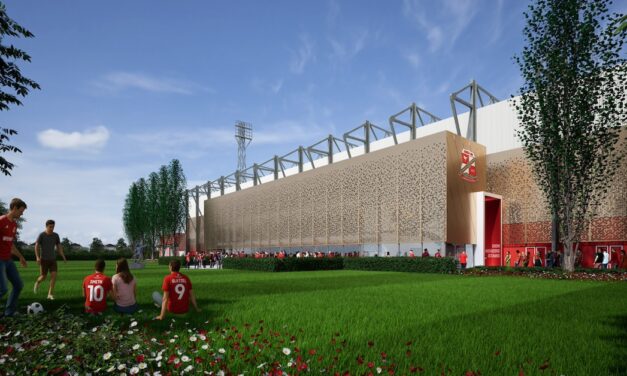 Anderson + Prescott unveils designs for Swindon Town Football Club