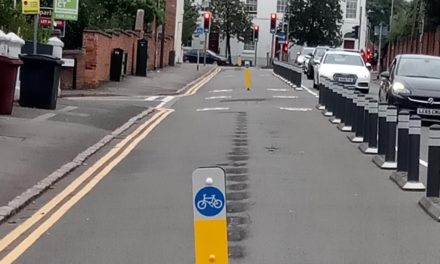 Cycle lane made permanent – and it may go further