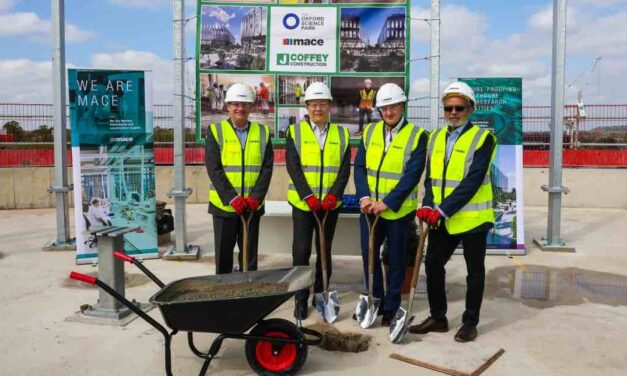 Topping out held at The Daubeny Project