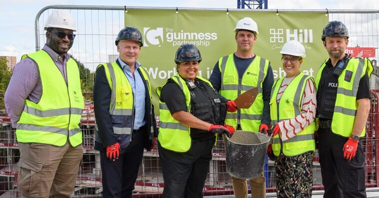 Housing association celebrates topping out at Bristol scheme