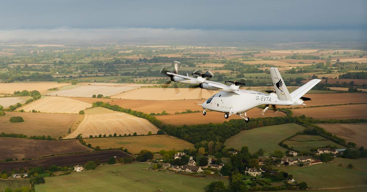 Electric air taxis go on trial at Bicester Motion