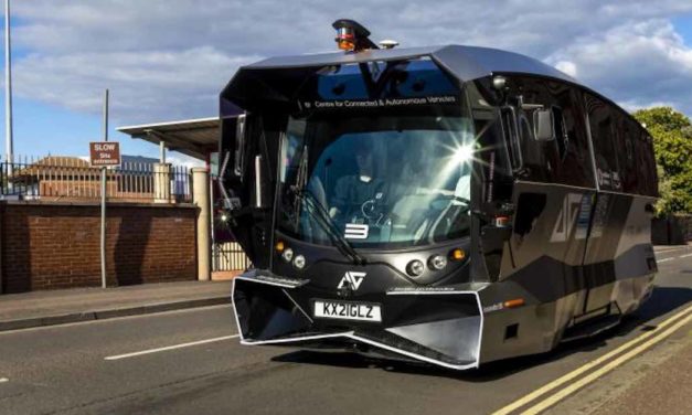 Self-driving bus goes on trial in Milton Keynes city centre