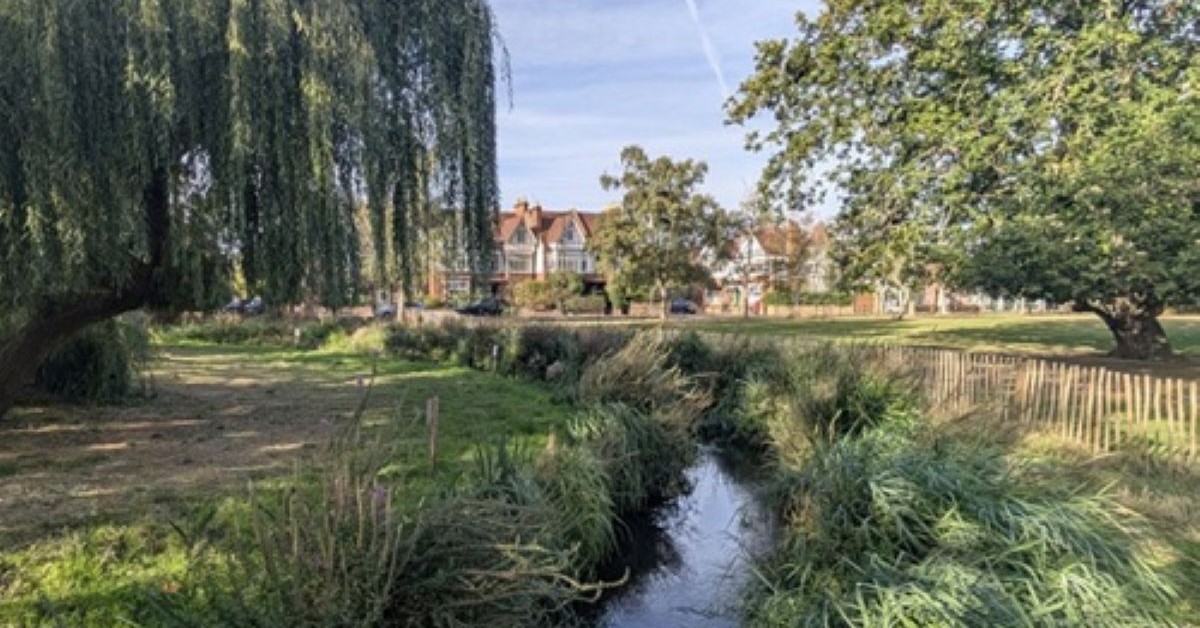 Beverley Brook Barnes restoration complete
