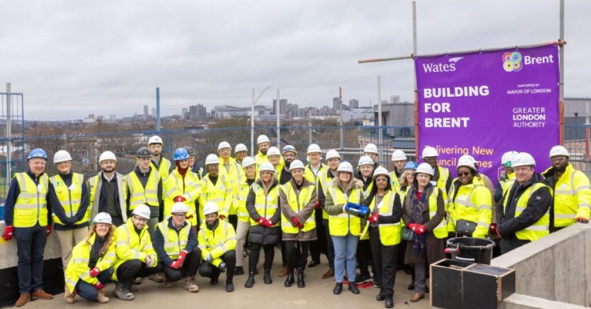 Church End topping out celebrated