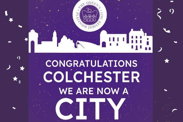 Colchester granted city status to mark the Queen’s Platinum Jubilee