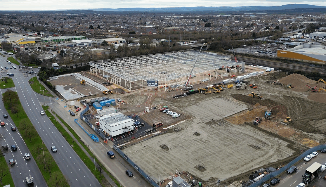Progress update on Gloucester Costco Wholesale warehouse