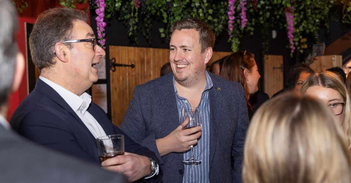 Property guests gather for Blandys reception
