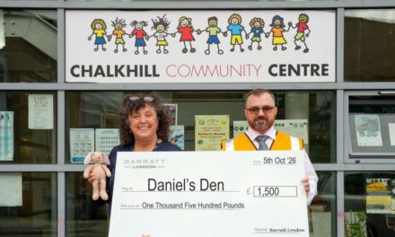 Barratt London helps Brent based charity