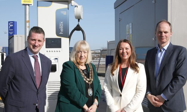 New eHGV charging hub at Port of Tilbury
