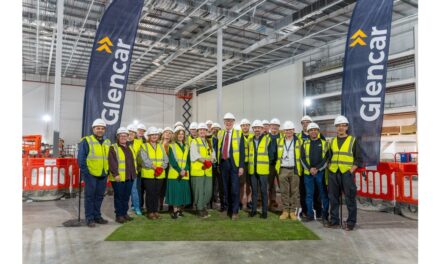 Ceremonial slab pour held for Glencar facility in Swindon