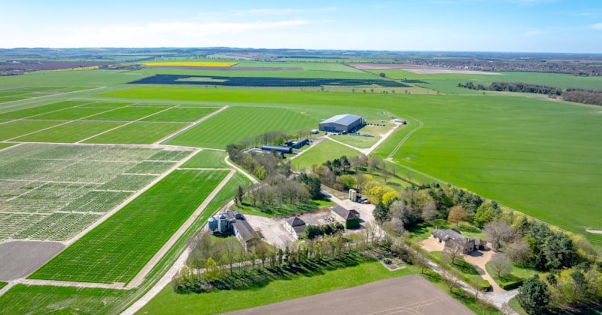 Commercial farm with historic airfield for sale near Cambridge