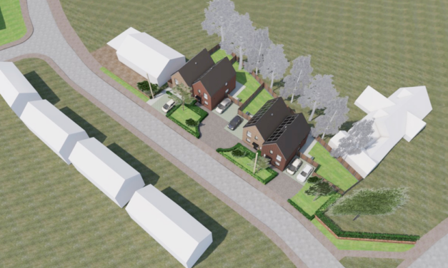 New family homes to replace disused garages in Woodbridge