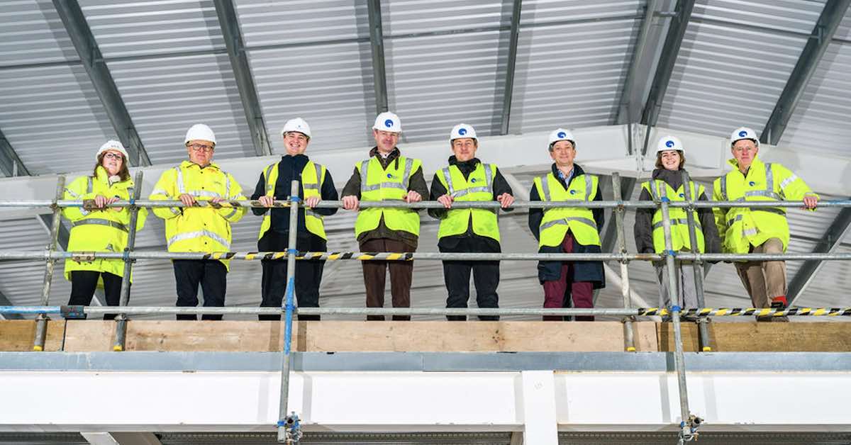 MP inspects progress at Grove Business Park