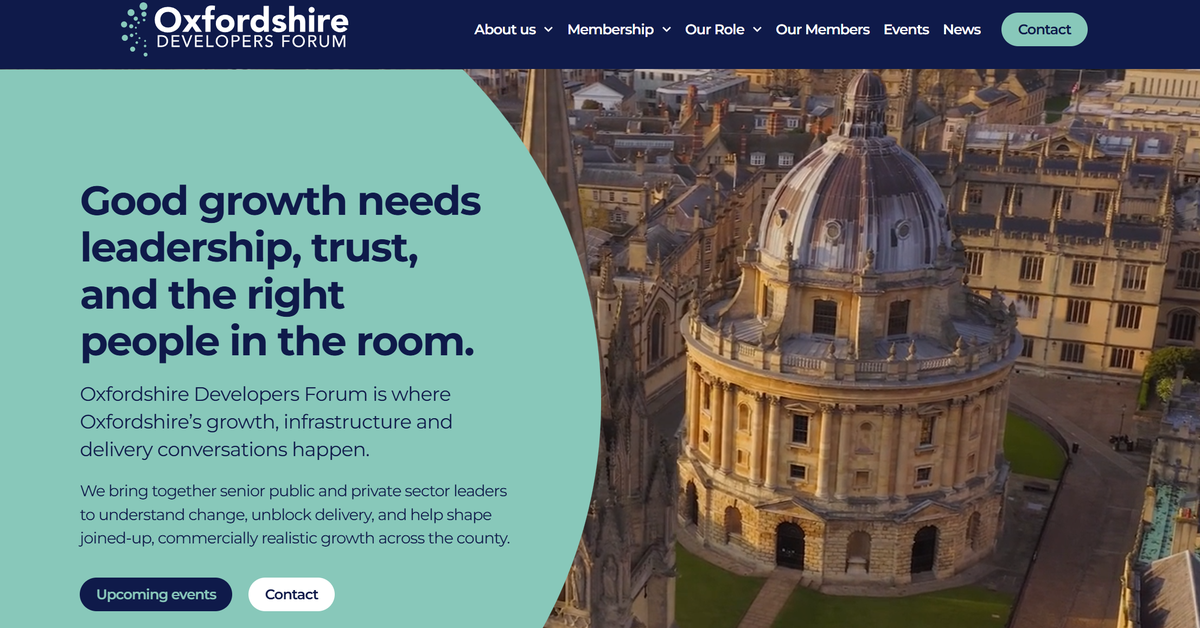 Oxfordshire Developers Forum launches new website