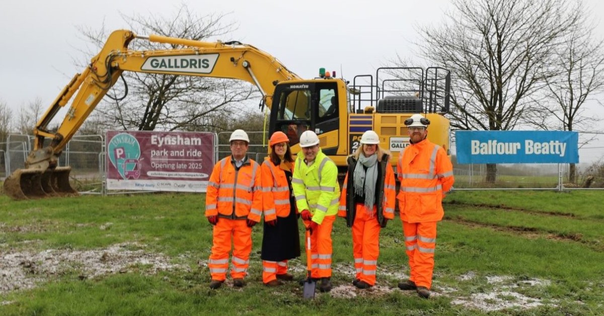 Eynsham Park and Ride & A40 connection works set to begin