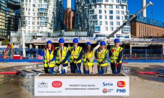 Battersea Power Station Prospect Place South commences