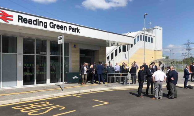 Scores gather to mark opening of Reading Green Park Station