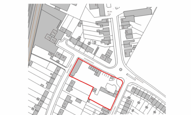 New site hoarding unveiled for 24-home Cheltenham scheme