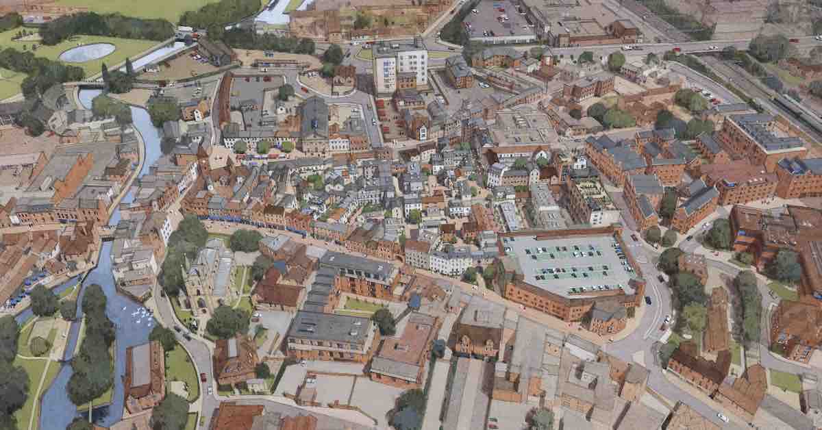 New 317-home heritage scheme proposed for Kennet Centre site