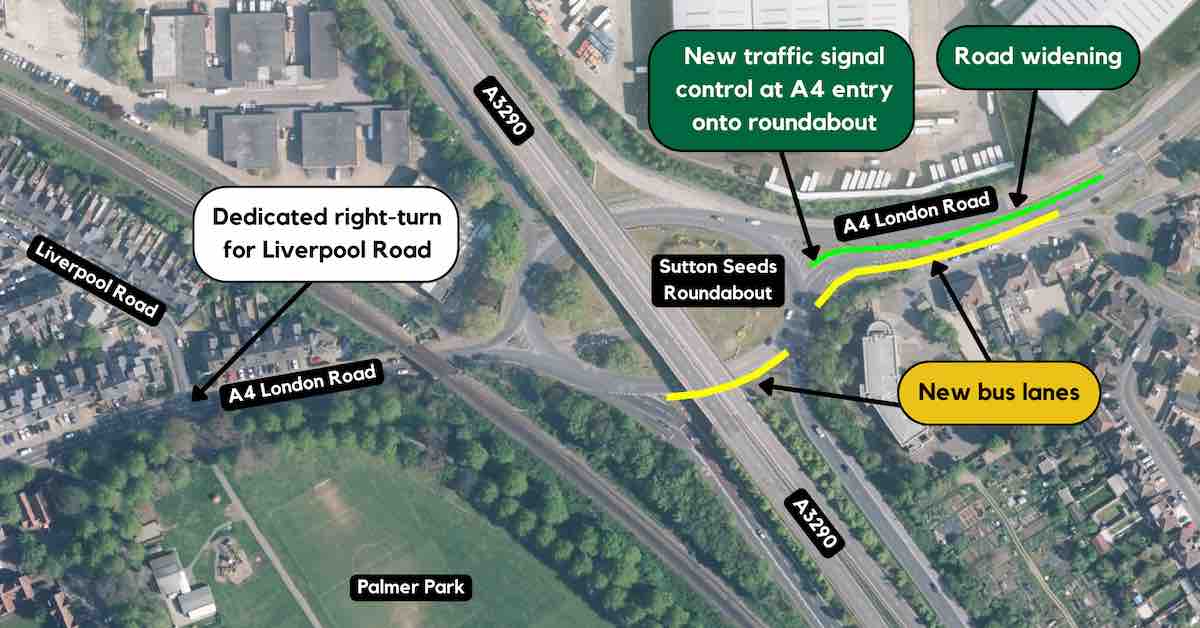 New bus lane planned for congested route into Reading