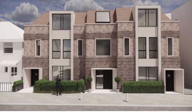 New homes with no cars replace car park at Swaffield Rd