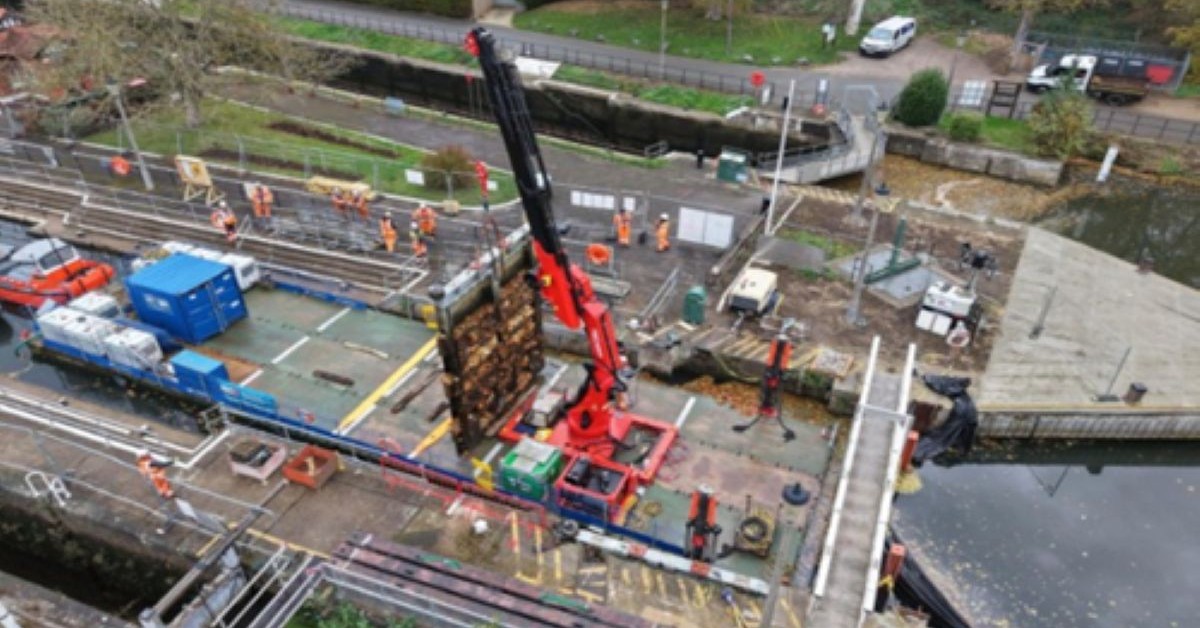 Teddington Launch Lock refurbishment project