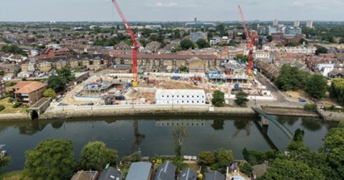 Twickenham Riverside shows visible progress